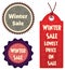 Winter sale stock display Creative business promotional v