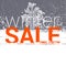 Winter sale tag. Christmas, New Year price or discount card