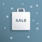 Winter sale vector concept