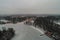 Winter sanatorium in the Marfino Estate, aerial view, Moscow region, Russia,