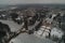 Winter sanatorium in the Marfino Estate, aerial view, Moscow region, Russia