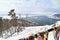 Winter Scenery of Angara River from Chersky Peak Viewpoint in Listvyanka, Russia