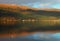 Winter scenery on Loch Ness lake