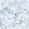 Winter seamless floral pattern