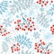 Winter seamless white pattern