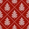 Winter seamless wool texture. Vector illustration with christmas trees