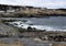 Winter seascape along the coast of Newfoundland Canada, near Flatrock