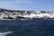 Winter seascape along the coast of Newfoundland Canada, near Flatrock