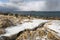 Winter seascape of Lofoten Islands,