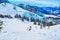 Winter season in Gosau, Zwieselalm mountain, Austria