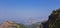 Winter season morning view of sahyadri mountains  mountains  range at mahabaleshwar india