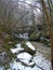 Winter season, River in Luxembourg, Europe