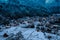 Winter Shirakawago with Snowfall Gifu Chubu Japan