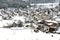 Winter Shirakawago with Snowfall Gifu Chubu Japan