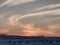 Winter shy so  sky sunset Minnesota Midwest nature snow clouds swirls