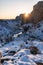 Winter in Smith Rock State Park in Oregon