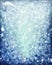 Winter snow background. Blurred snowflakes on Original oil painting - Christmas