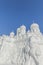 Winter snow and ice sculpture - Castle