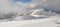 Winter snowy landscape from Slavyanka mountain