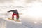 Winter sport snowboarding Freestyle in Austria