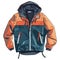 Winter sports jacket with hood