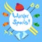 Winter sports text