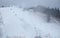 Winter. Sports winter season. Cesis. Latvia. Picture of of ski hill.