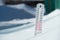 In winter or spring the thermometer lies on the snow and shows a negative temperature in cold weather.Meteorological conditions