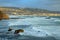 Winter storm at Rock Pile Beach below Heisler Park in Laguna Beach, California.