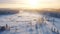 Winter Sunrise: Aerial Scenic Images Of Rural Finland