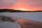 Winter Sunrise Mildred lake north of Fort McMurruy