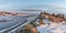 Winter sunrise over Horsetooth Reservoir