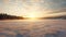 Winter Sunrise: Scenic Images Of Rural Finland In Amber-light (8k