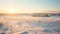 Winter Sunrise: A Scenic Villagecore Image Of A Snow Covered Field In Rural Finland