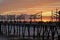 Winter Sunset at the Redondo Beach Pier, Los Angeles, California