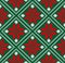 Winter sweater seamless norway green red white pattern vector illustration