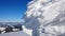 Winter in Tatra mountains - frozen wind