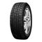 Winter tire. Realistic Wheel tyre chrome rim, isolated