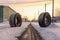 winter tire and summer tire side by side comparison