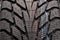 winter tire tread close-up. safe winter tires drawing background