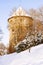 Winter tower in Tallinn, Estonia