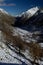 Winter trekking in Gesso valley