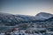 Winter in Tromso from above