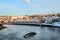 Winter in Trondheim, view of the river Nidelva