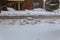 Winter view of apartment houses