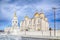 Winter view of the assumption Cathedral of the Russian city of the Golden ring of Vladimir