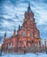 Winter view of the Church of the Holy rosary in the ancient Russian city of the Golden ring Vladimir