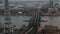 Winter view on Cologne cityscape and Hohenzollern bridge, Germany