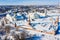 Winter view of the Epiphany Staro-Golutvina monastery in Kolomna