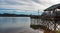 Winter View of a Fishing Pier â€“ Smith Mountain Lake, Virginia, USA